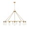 Z-Lite Titus 15 Light Chandelier, 62.5in. W x 31in. H, Modern Gold 826-15MGLD - alternate 8